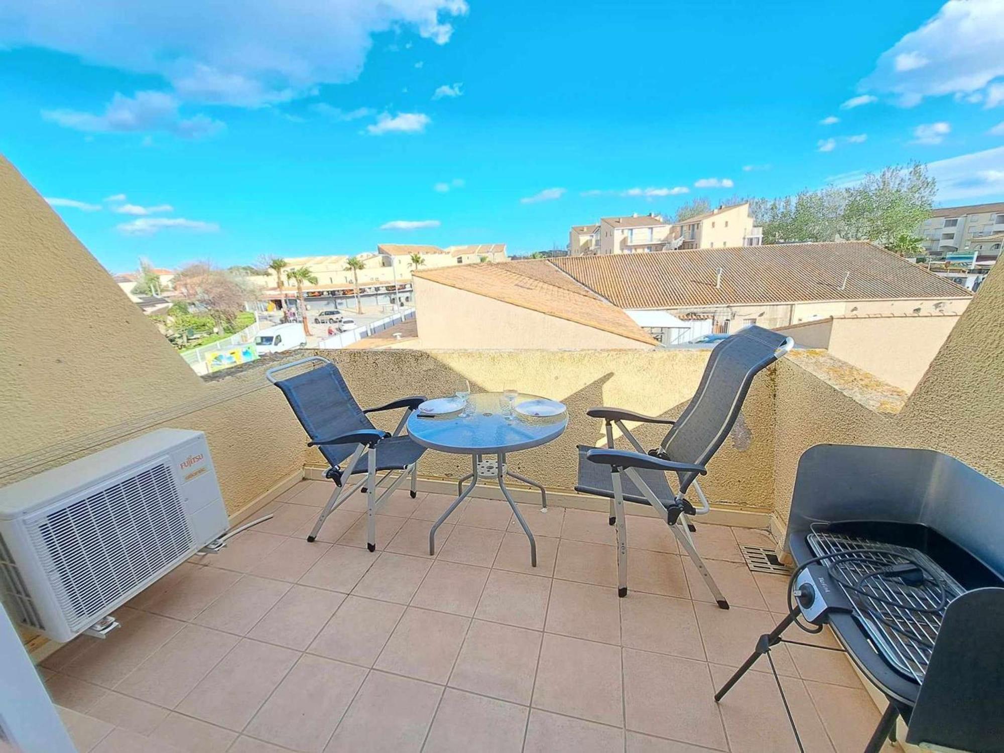 Climatise Avec Terrasse Et Parking Prive A Pour 4 Personnes - Fr-1-326-817 Apartment Marseillan (Herault)
